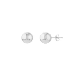 14K White Gold 8mm Ball Studs