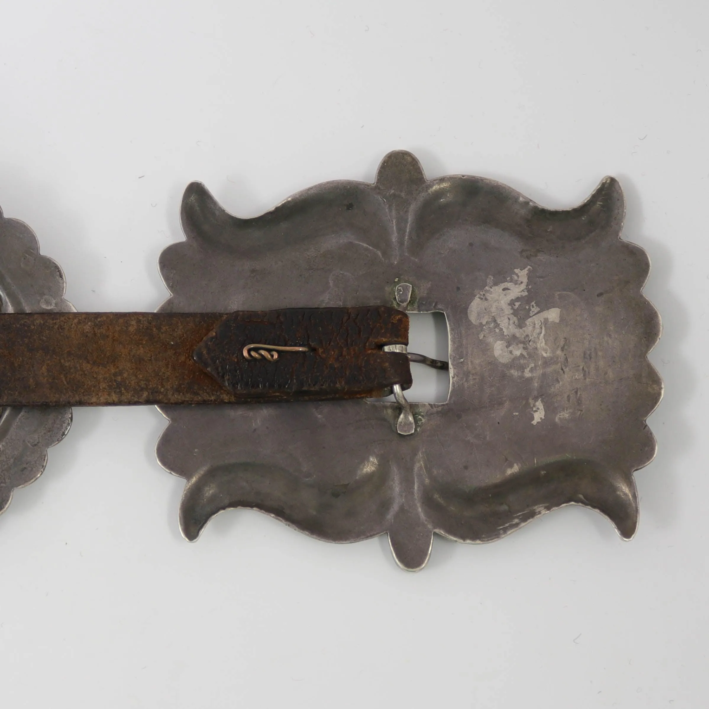1930s Turquoise Concho Belt