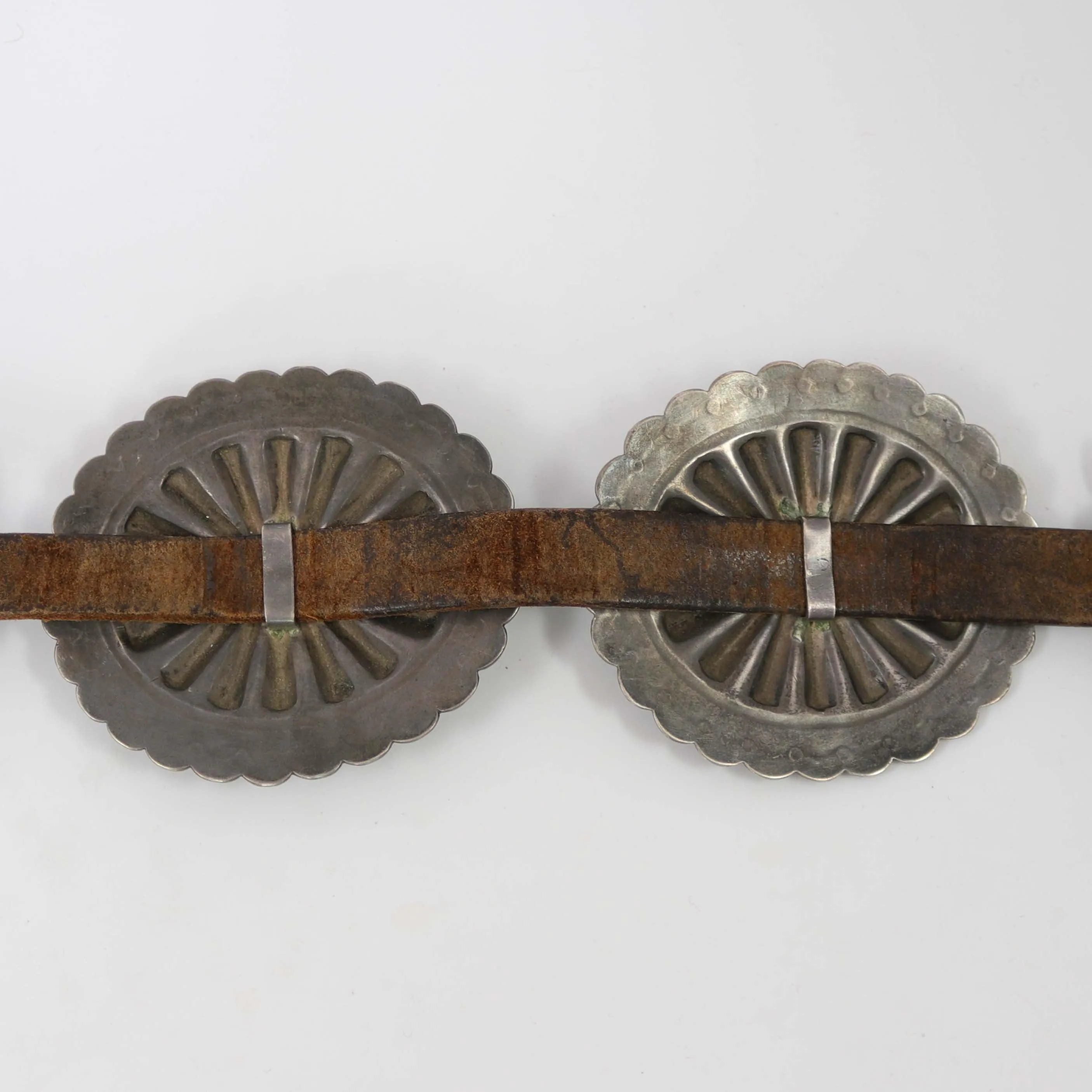 1930s Turquoise Concho Belt