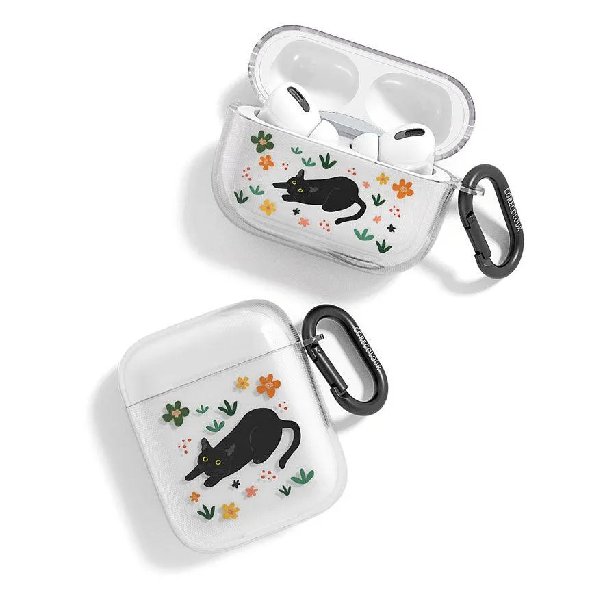 1st & 2nd Generation A Purr-fect Day Black Cat AirPods Case