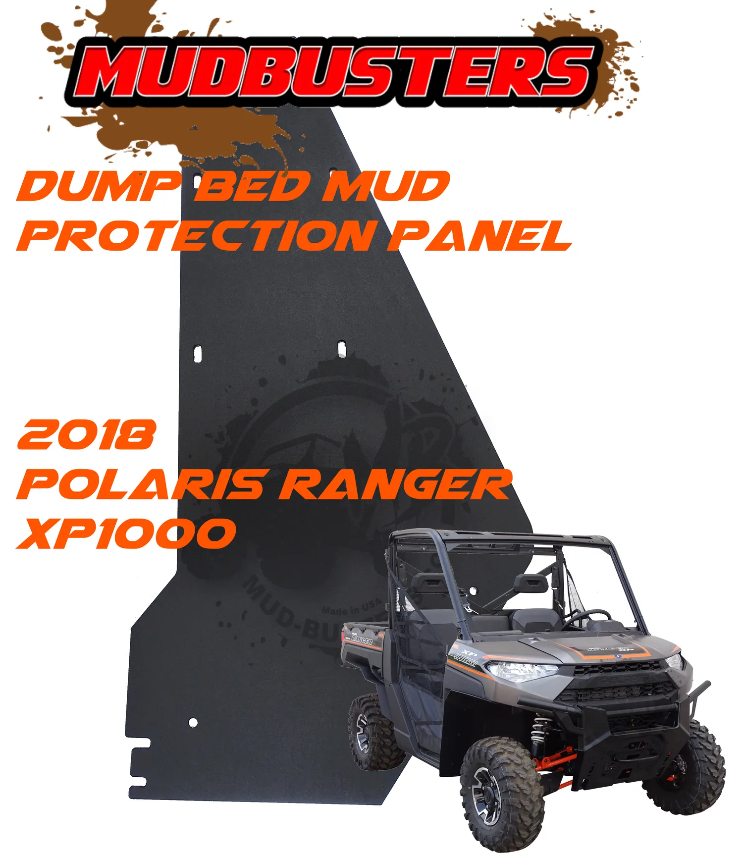 2018-2025 Polaris Ranger XP 1000 Fender Flares