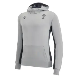 2022-2023 Wales Rugby Travel Hoody (Silver)