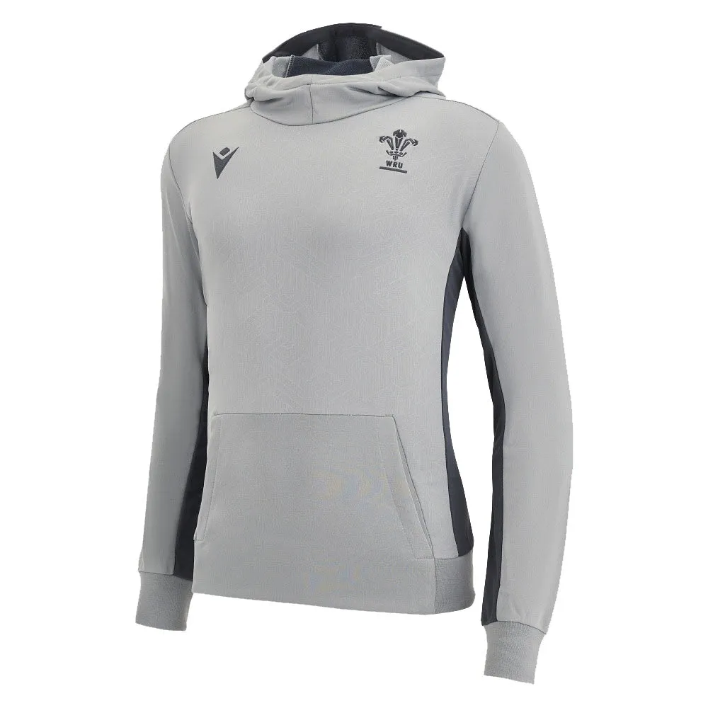2022-2023 Wales Rugby Travel Hoody (Silver)