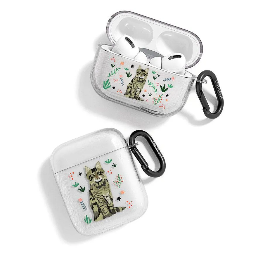 3rd Generation A Purr-fect Day Mainecoon Cat AirPods Case