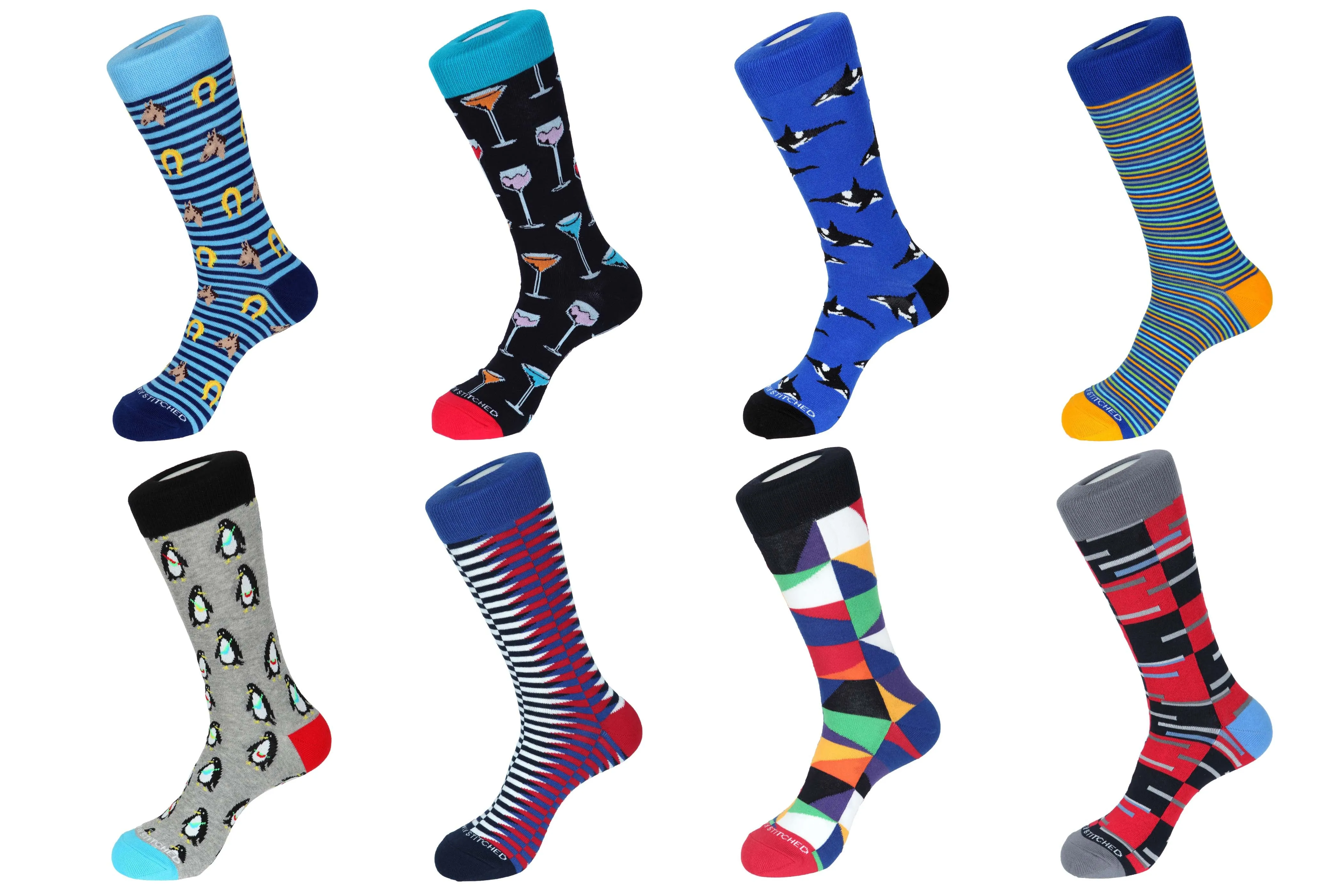 8 Pair Combo Pack Socks