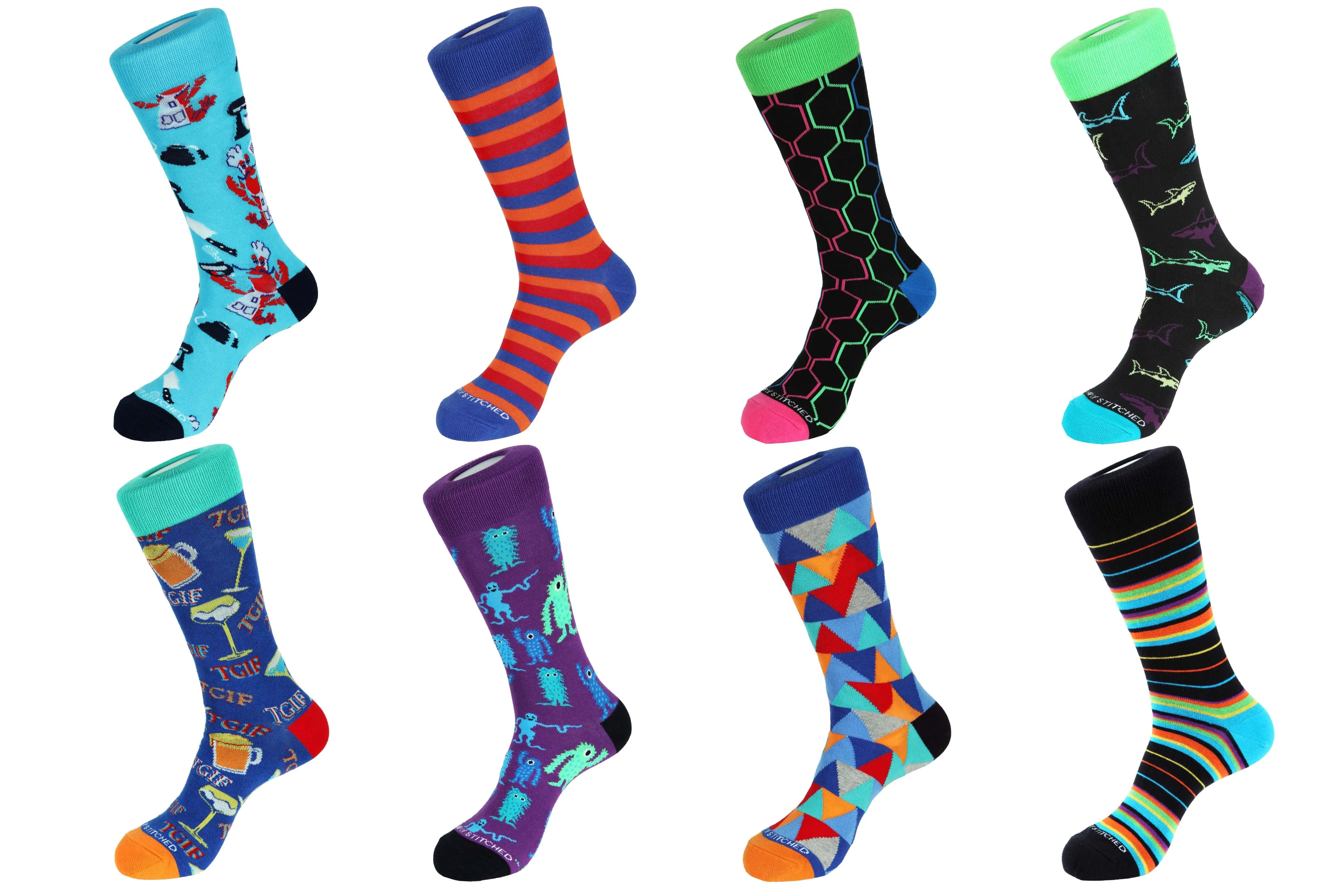 8 Pair Value Pack Socks - 70010