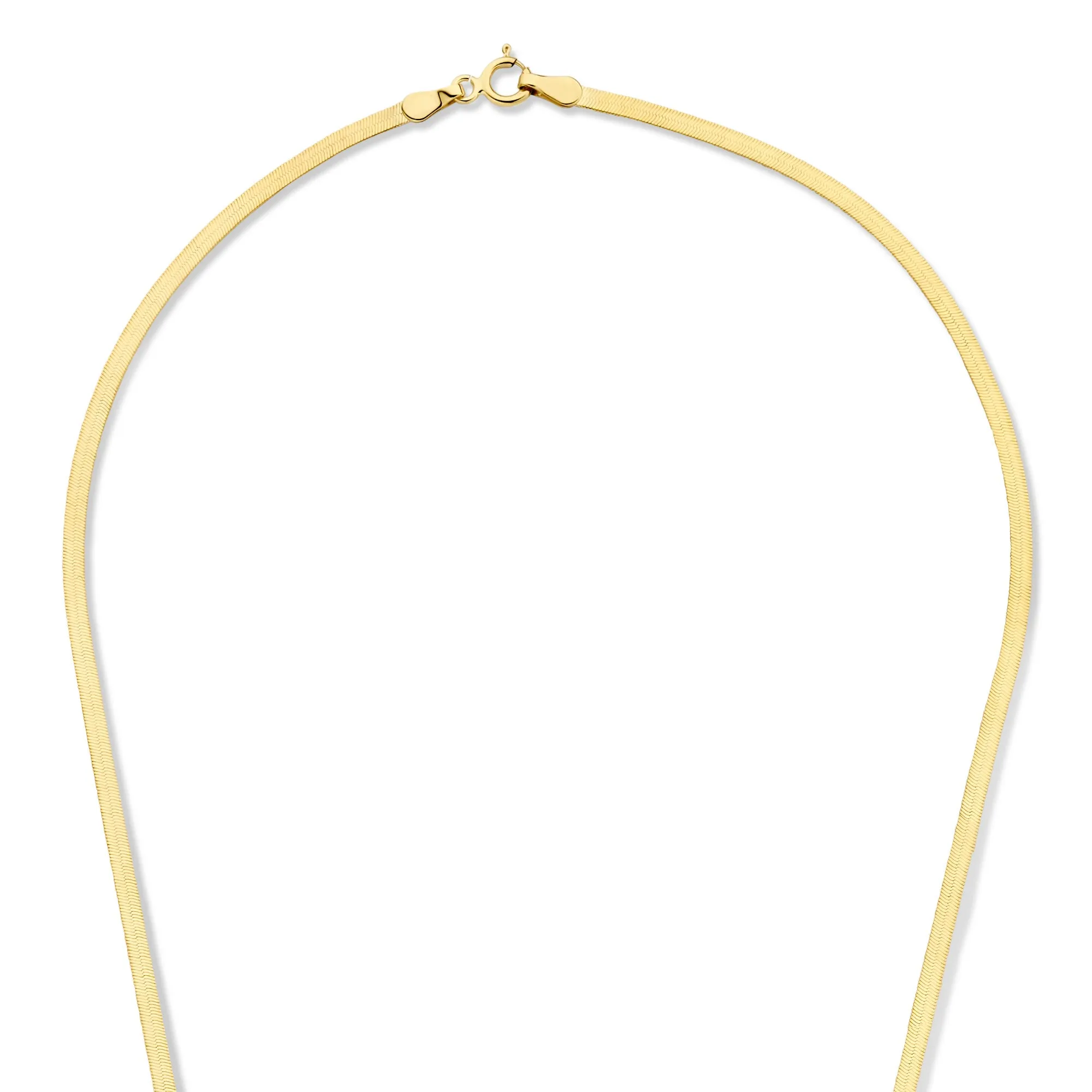 Aidee Leontine 14 karat gold snake necklace