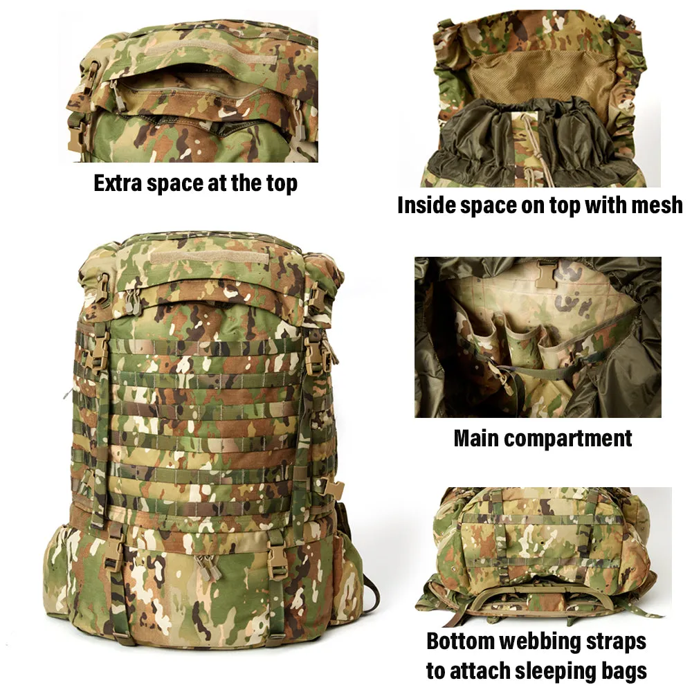 AKmax Assembly Rucksack Backpack Hydration Pack System with Frame and Hip Belt OCP
