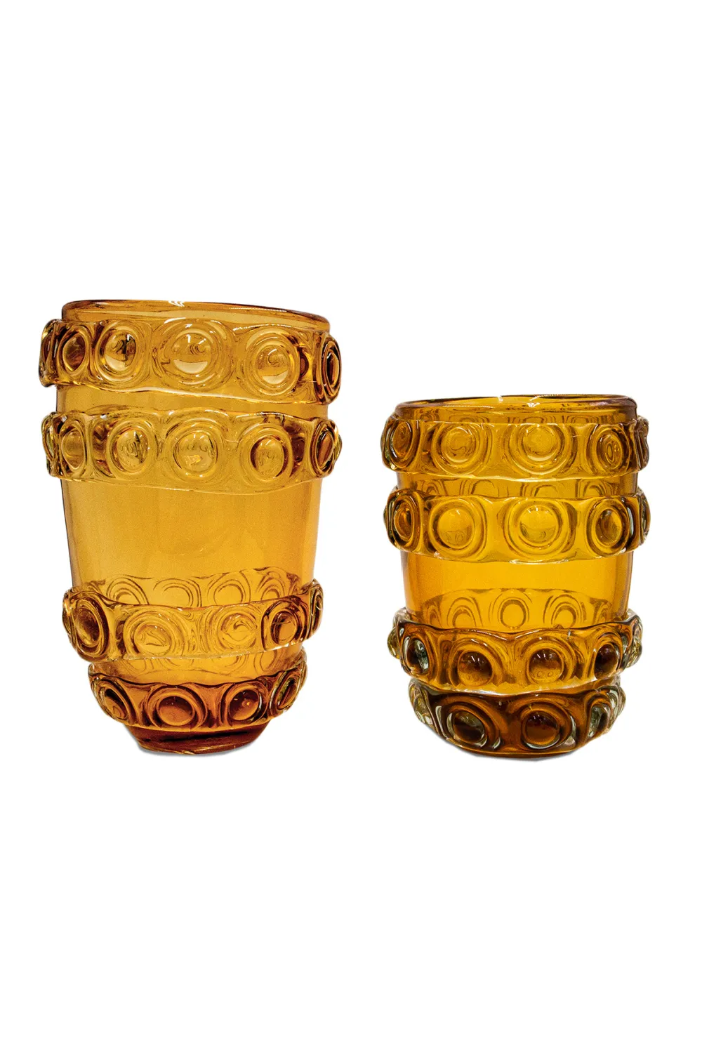 Amber Embossed Glass Vase | Liang & Eimil Bumble