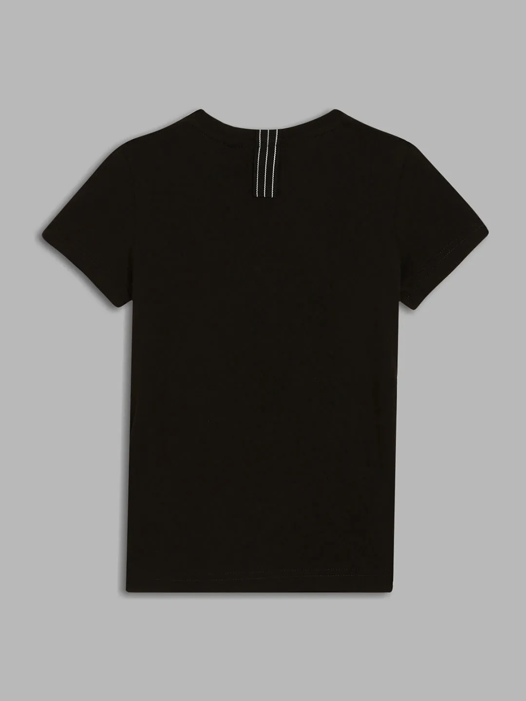 Antony Morato Kids Black Logo Regular Fit T-Shirt