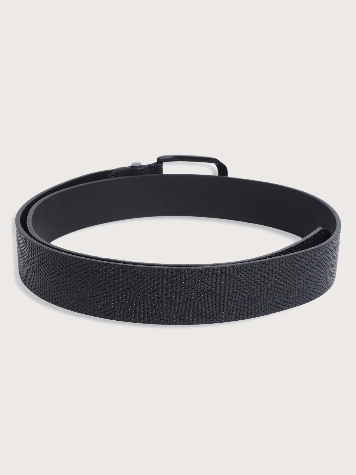 Antony Morato Men Textured Tang Leather Belt