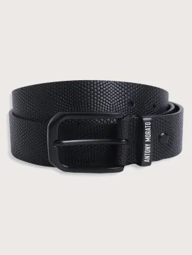 Antony Morato Men Textured Tang Leather Belt