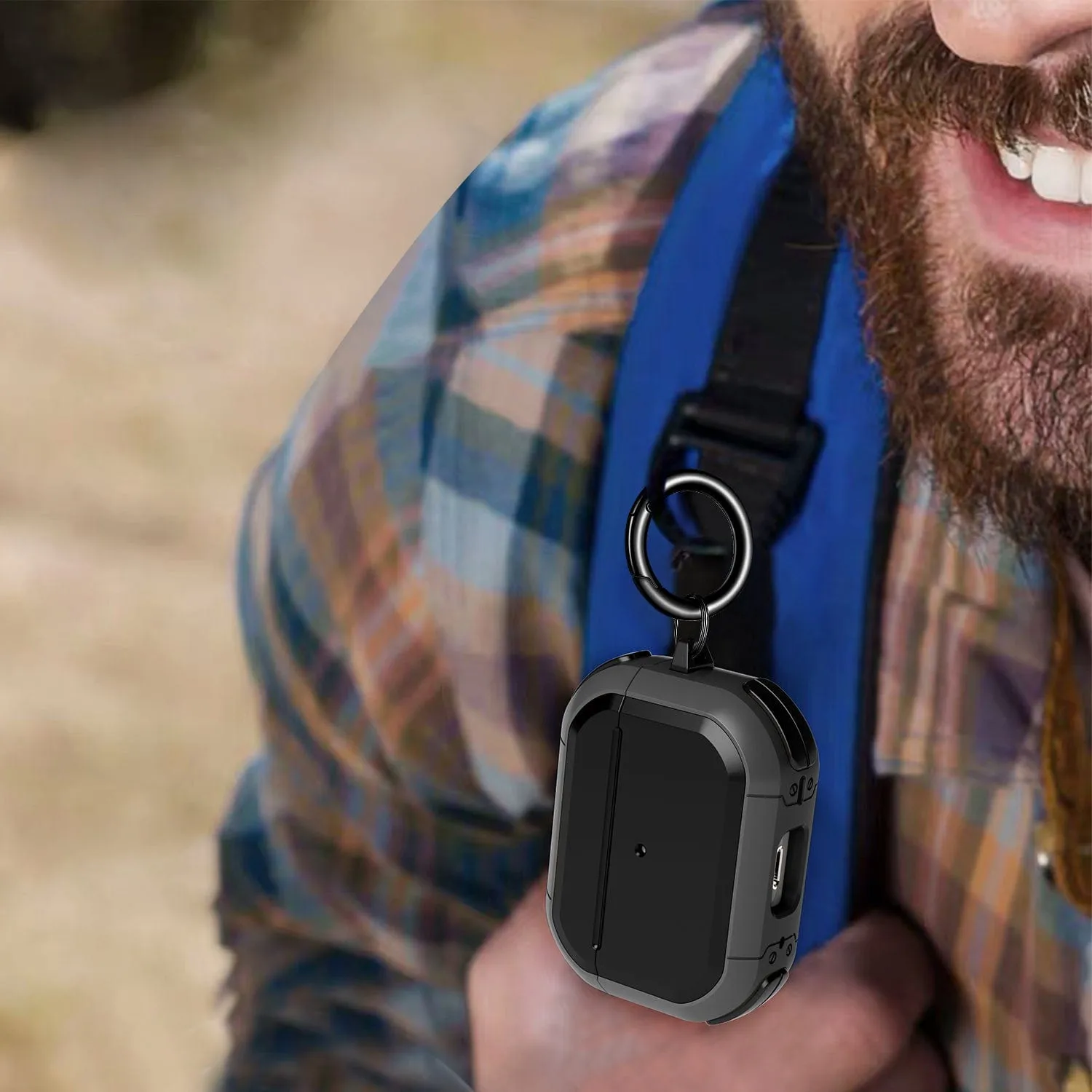 Armor Series Black Case - Apple AirPods Pro 2 (2nd Generation)