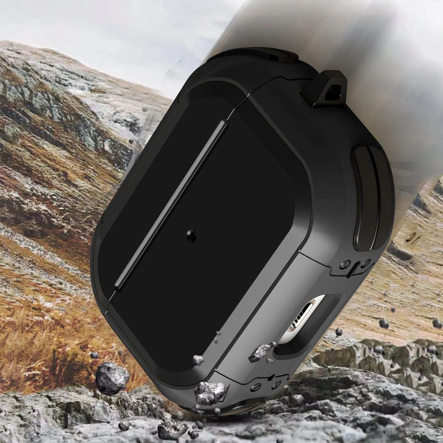 Armor Series Black Case - Apple AirPods Pro 2 (2nd Generation)