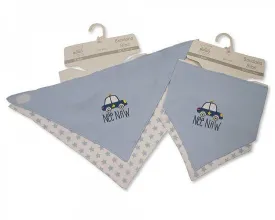 Baby Bandana Cotton Bibs 2 Pack - Boys