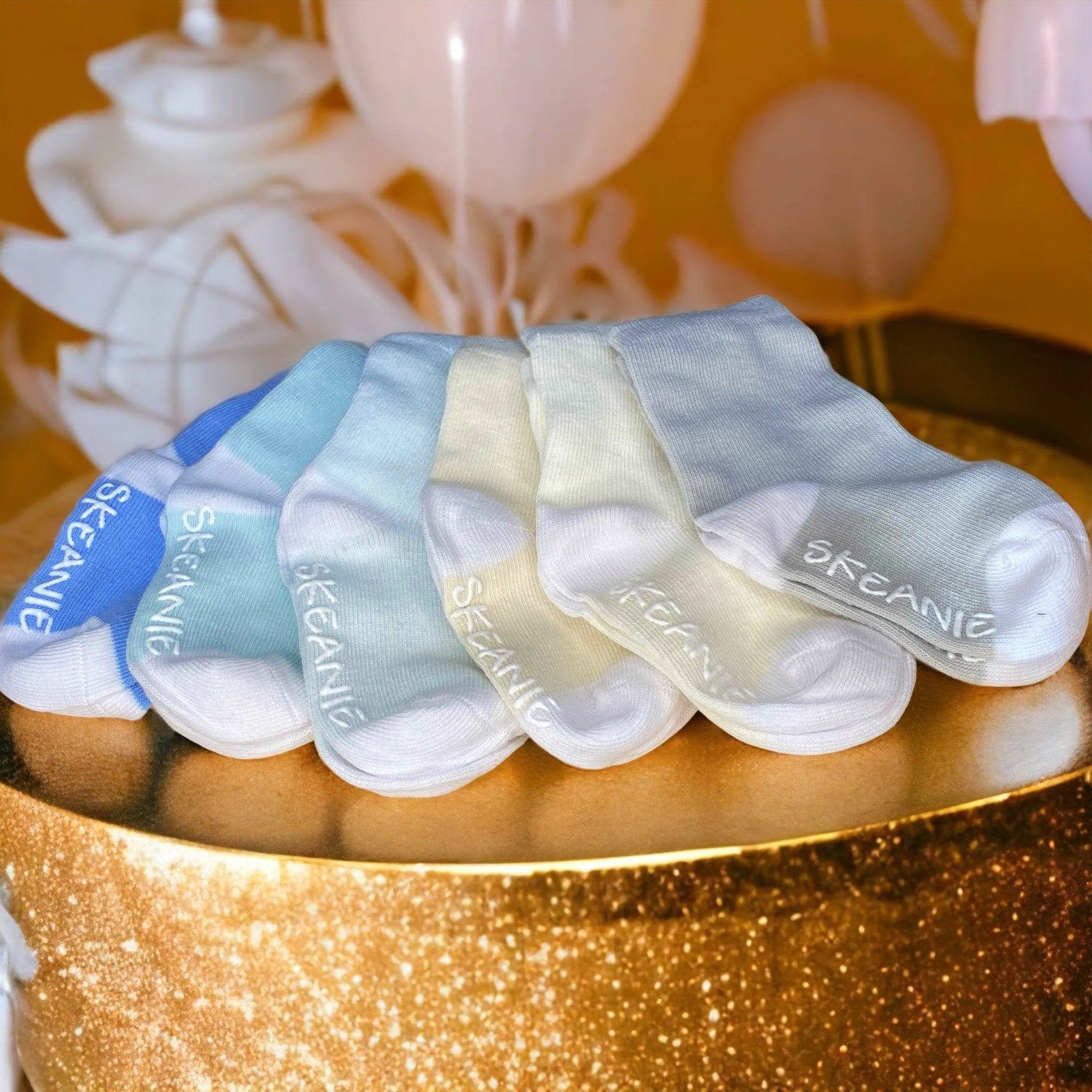 Baby Socks Neutral 6 Pack (0-12 Months)