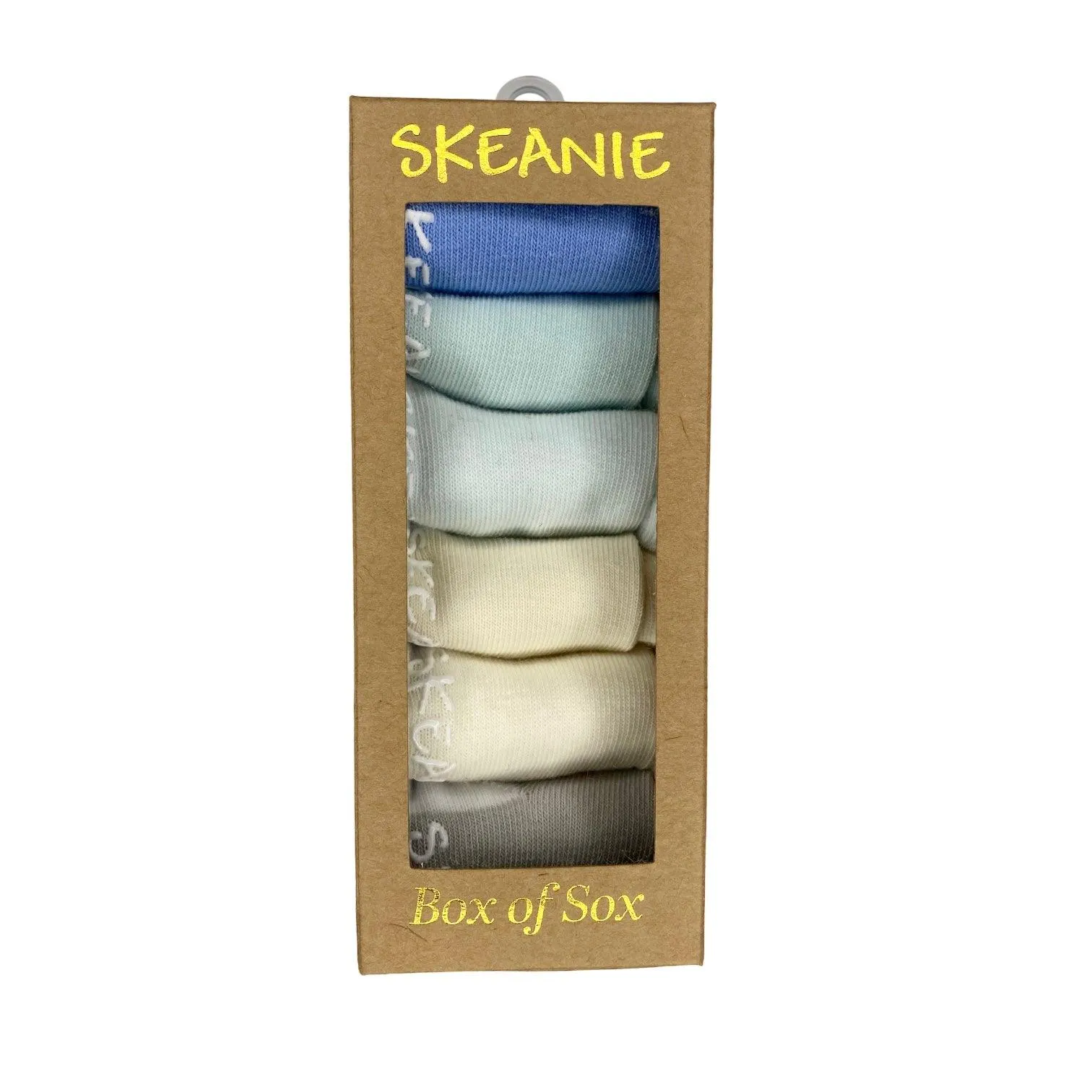 Baby Socks Neutral 6 Pack (0-12 Months)