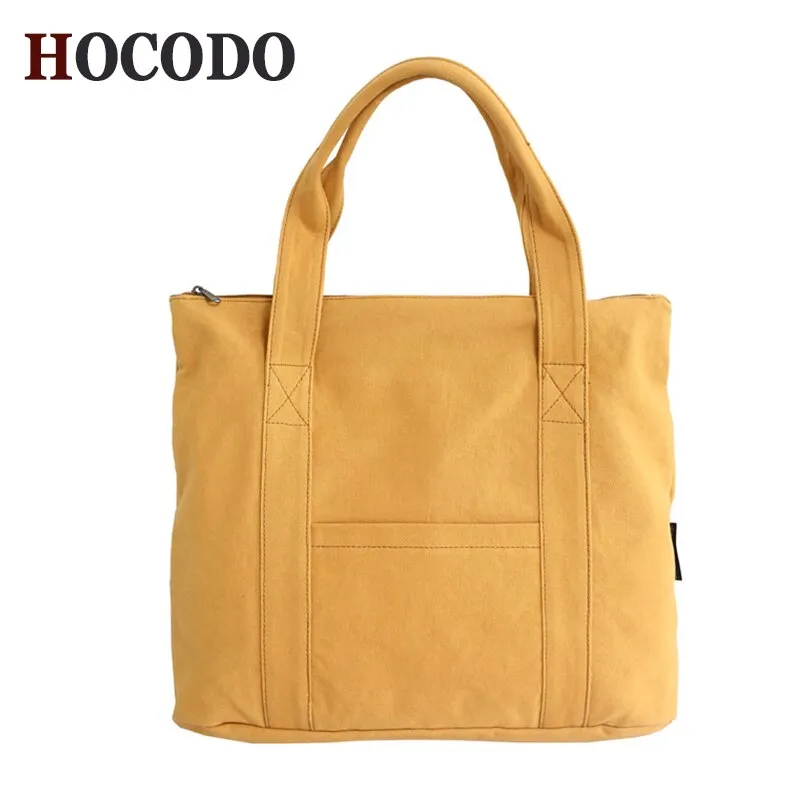 Back To College  Large Capacity Girl Shoulder Bag Canvas Hand Bucket Bag Female Solid Color Tote Bag Unisex Multi Function Travel Backpack
