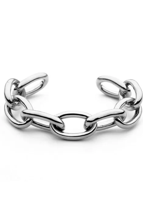 Bangle | Massive Chain | Silver Plated