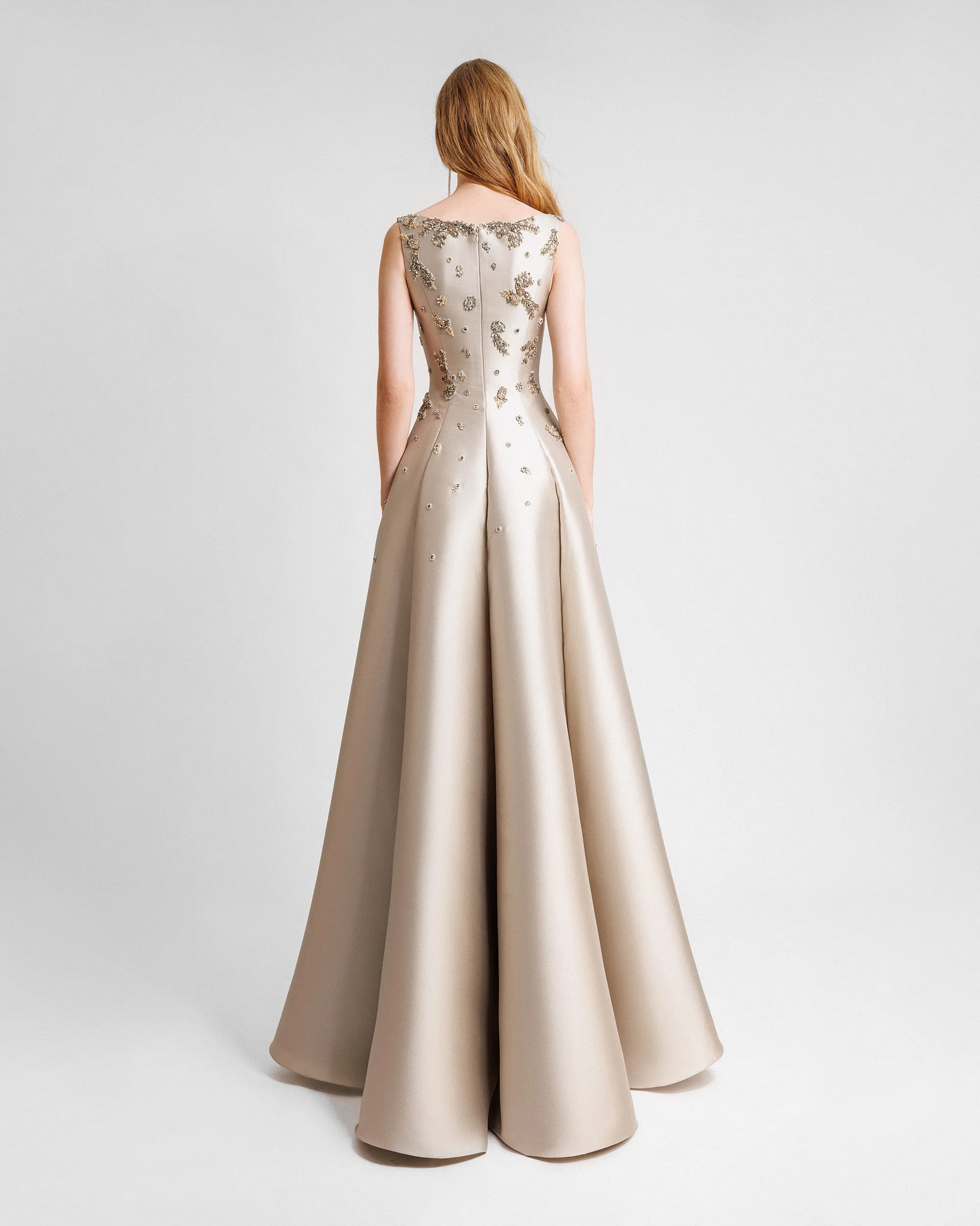 Beaded Asymmetrical Dress