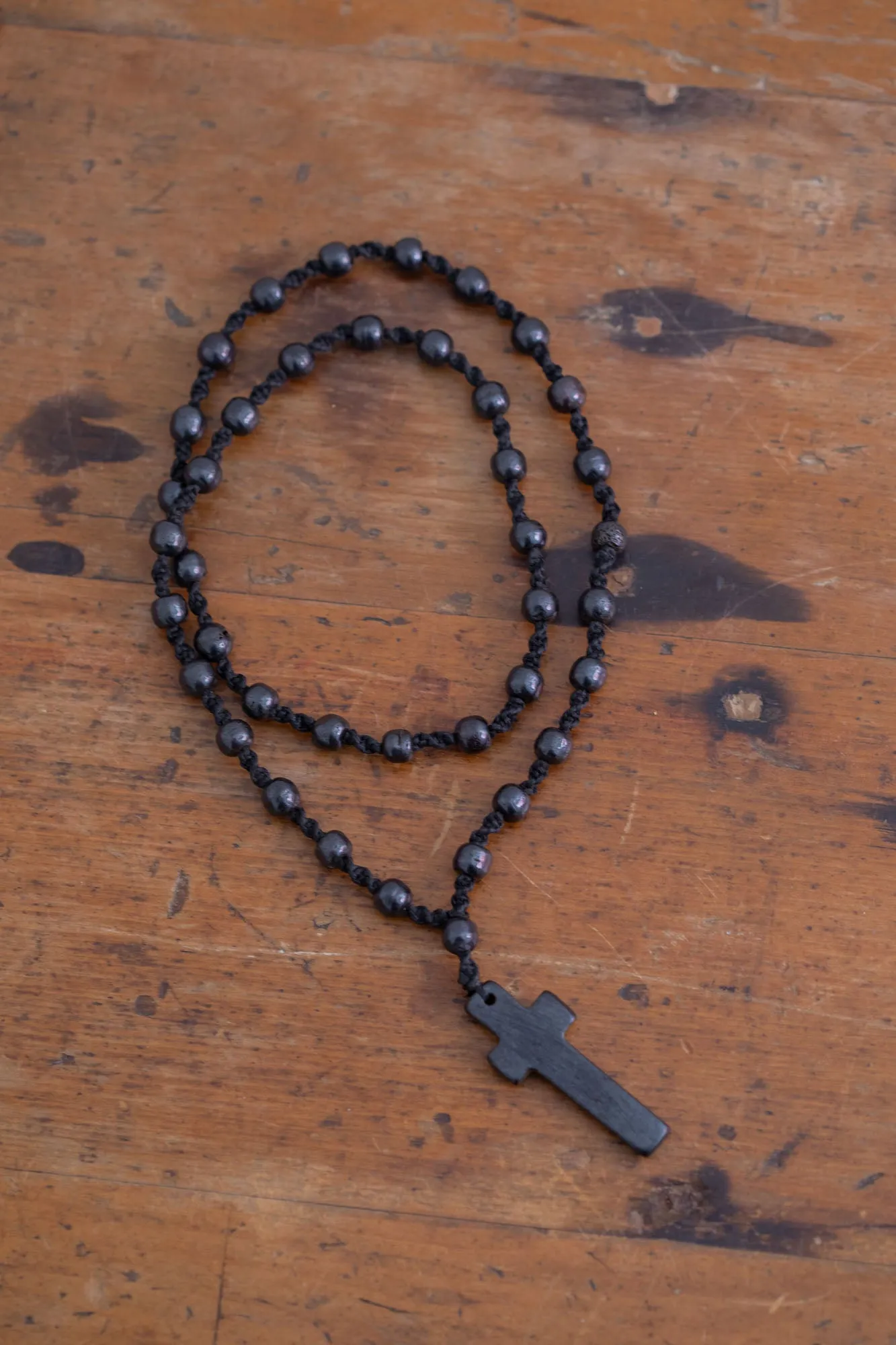 Beaded Cross Necklace