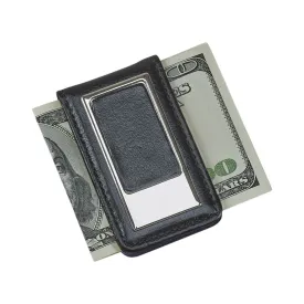 Black Leatherette Money Clip by Creative Gifts