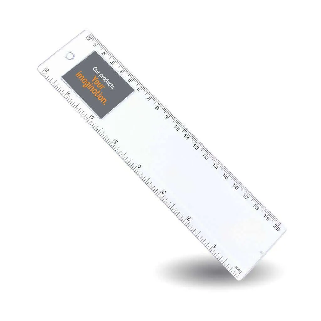 Blank 8 inch Ruler Photo Insert 40 x 30mm - Pack of 10