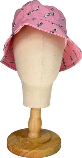 Bo   Tee Pink Logo Printed Bucket Hat One Size