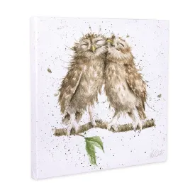 Canvas Art  Birds Of A Feather 8x8"Cans-oc018