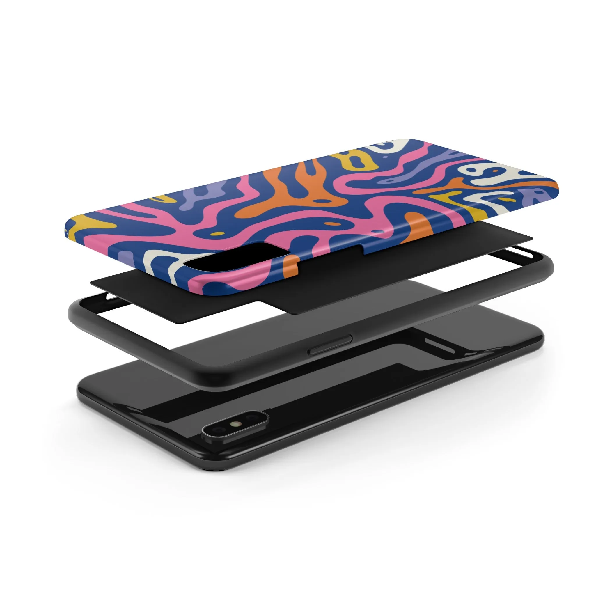 Catching Vibes | Retro Abstract Case