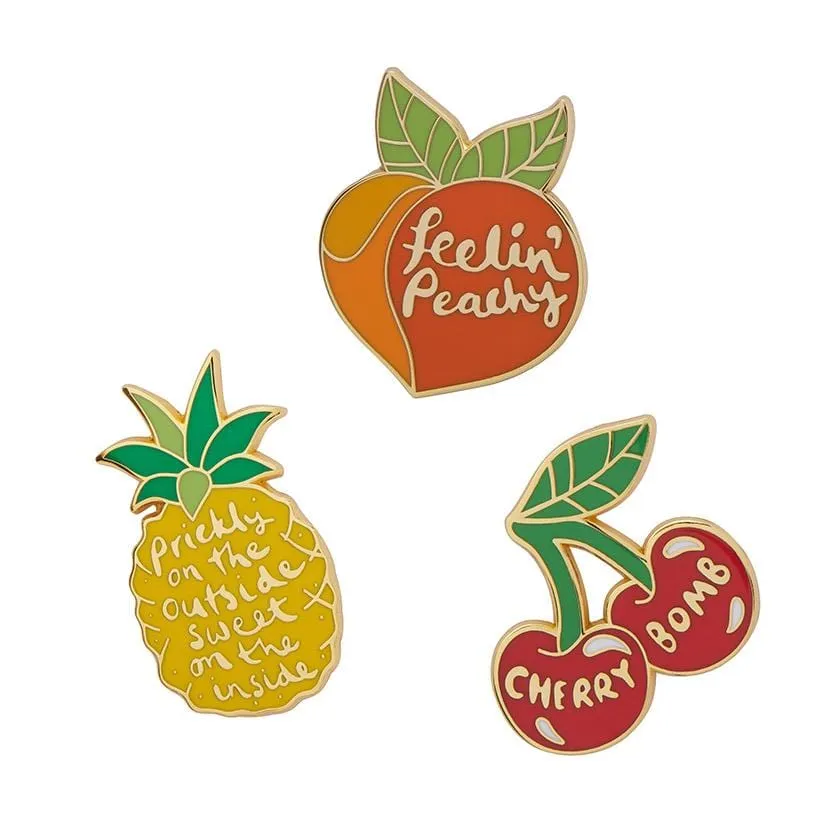 Cherry Bomb Enamel Pin