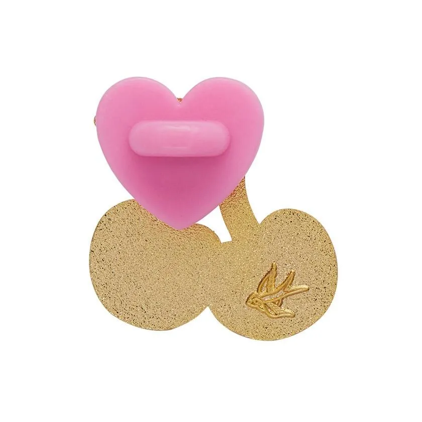Cherry Bomb Enamel Pin