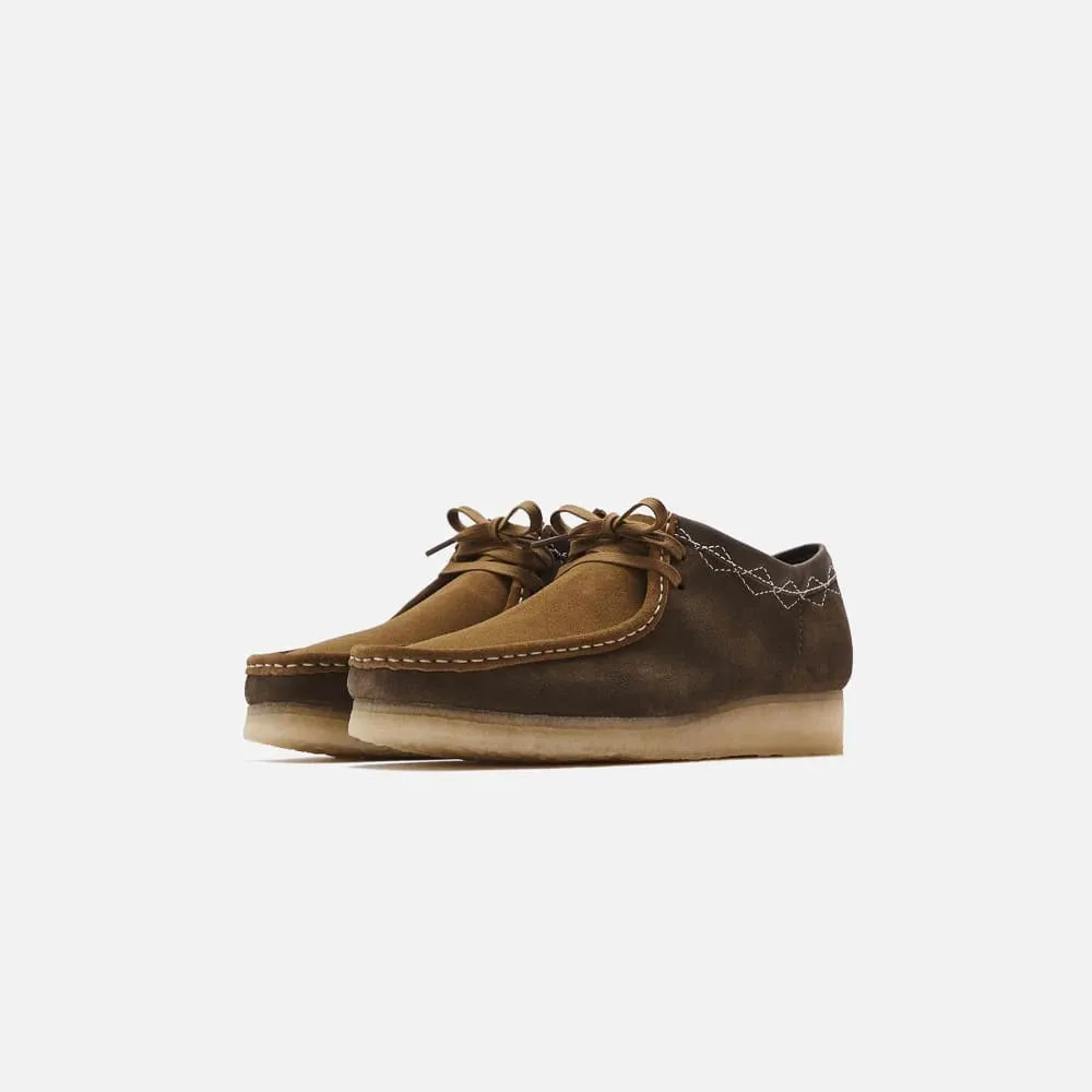 Clarks Originals Wallabee Low Stitch Pack Men's Green Combi Suede 26163708