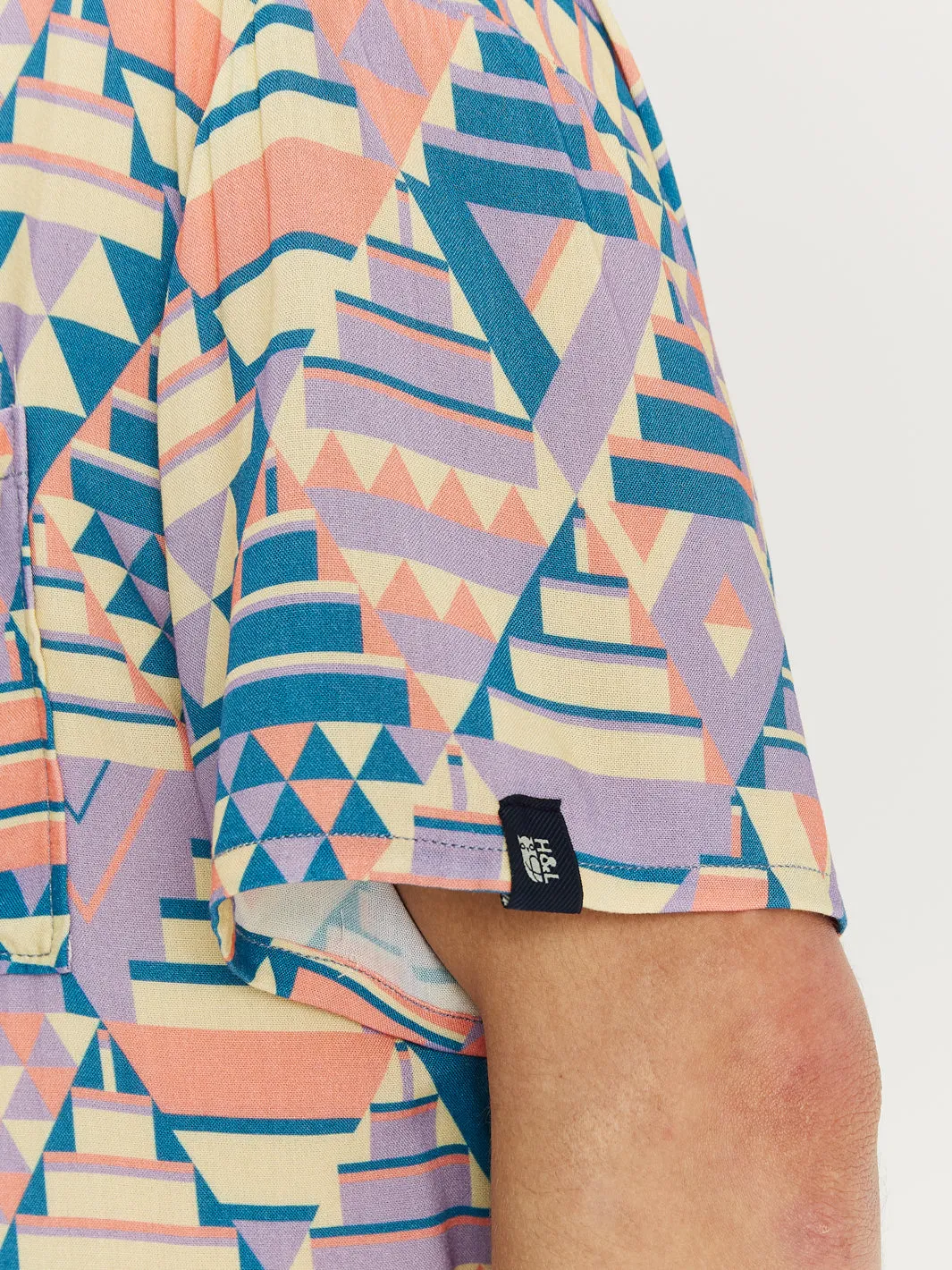 Clay Co-Ord Retro Pattern Shirt