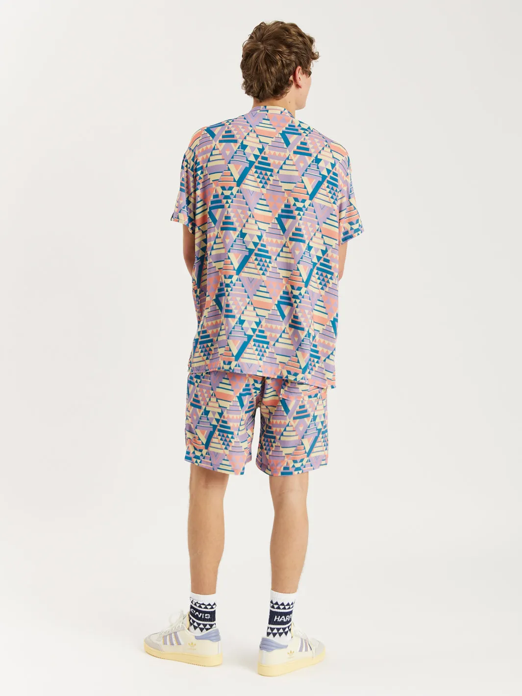 Clay Co-Ord Retro Pattern Shirt