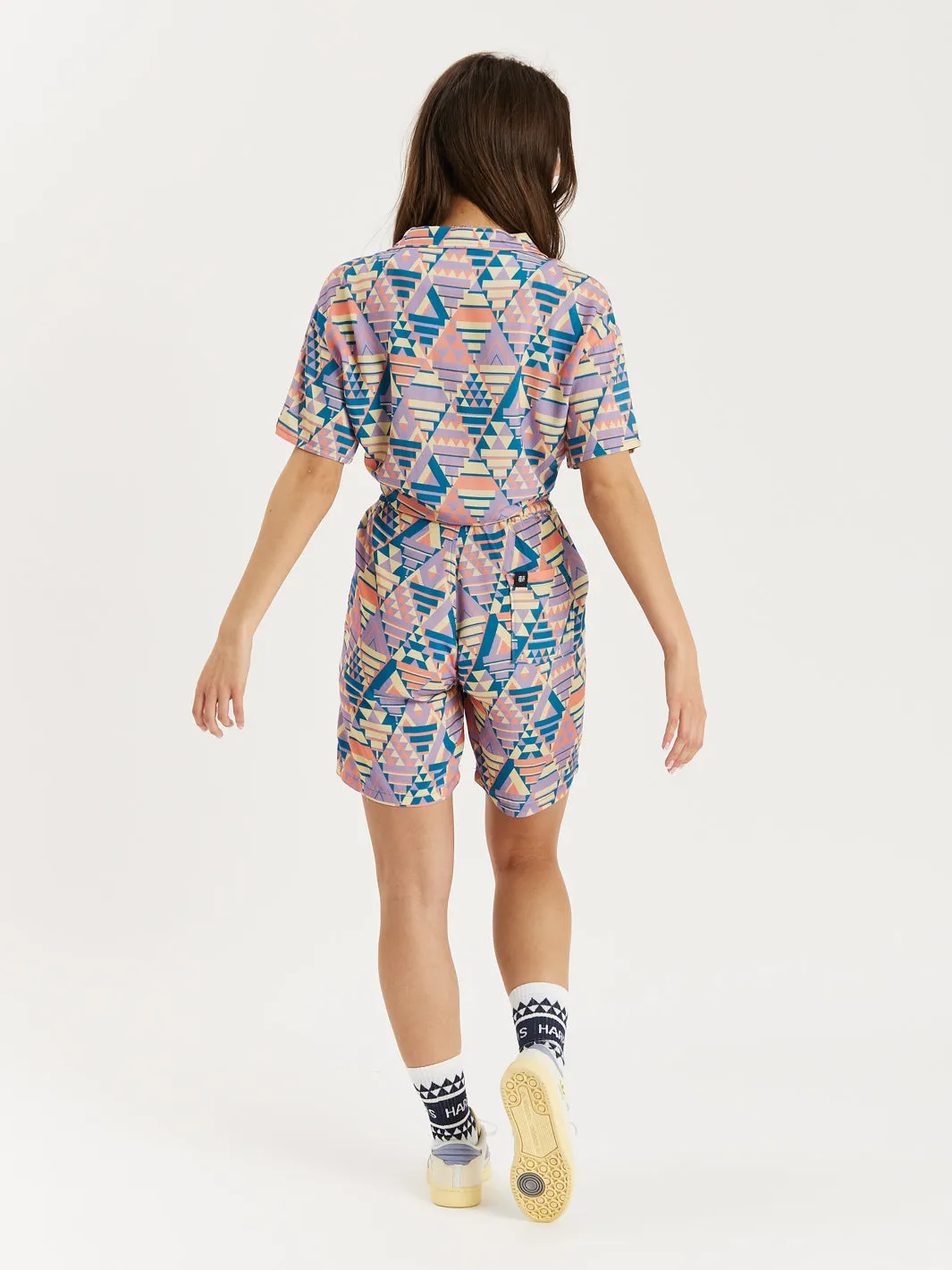 Clay Co-Ord Retro Pattern Shirt