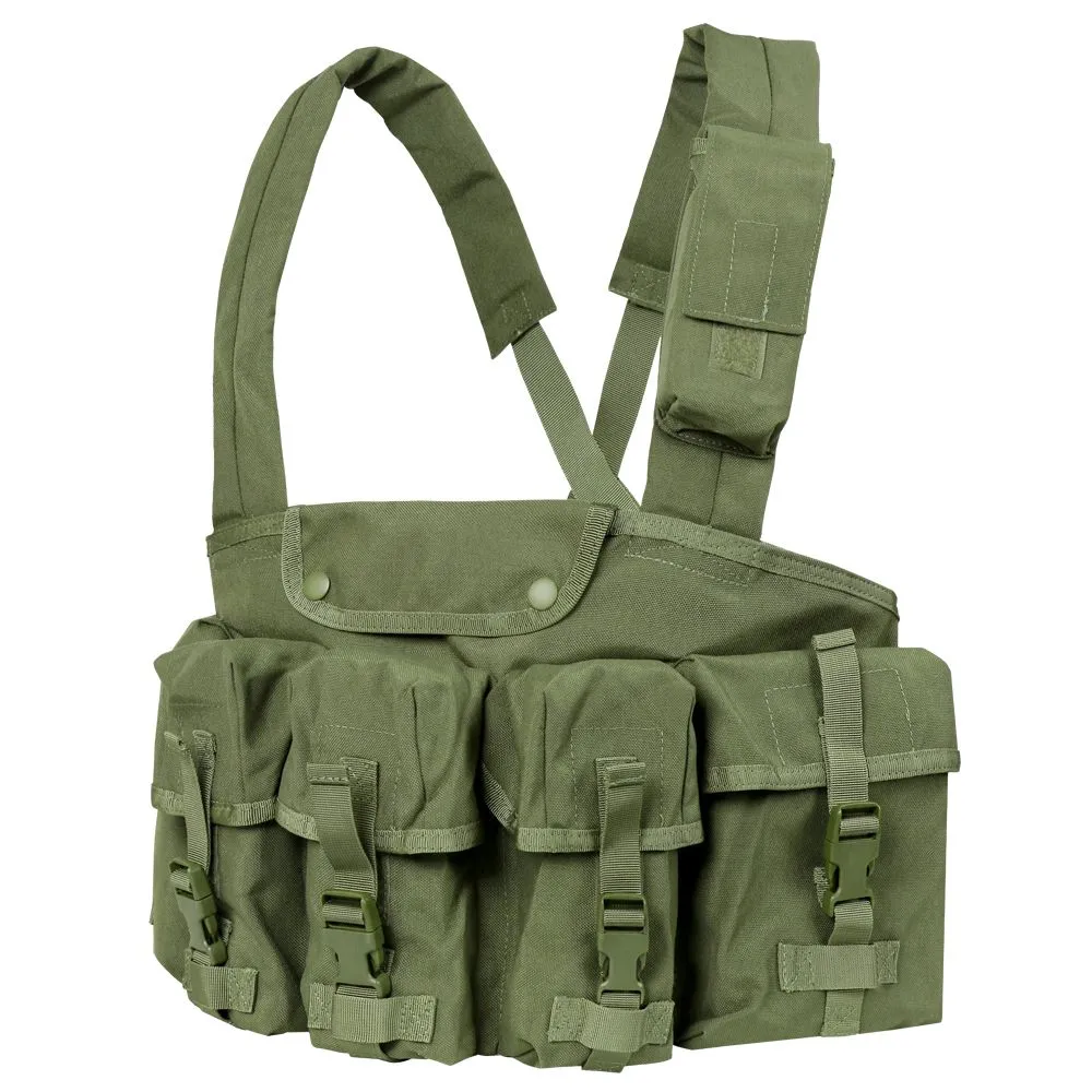 Condor CR: 7 Pocket Chest Rig (Black / Tan / OD Green)