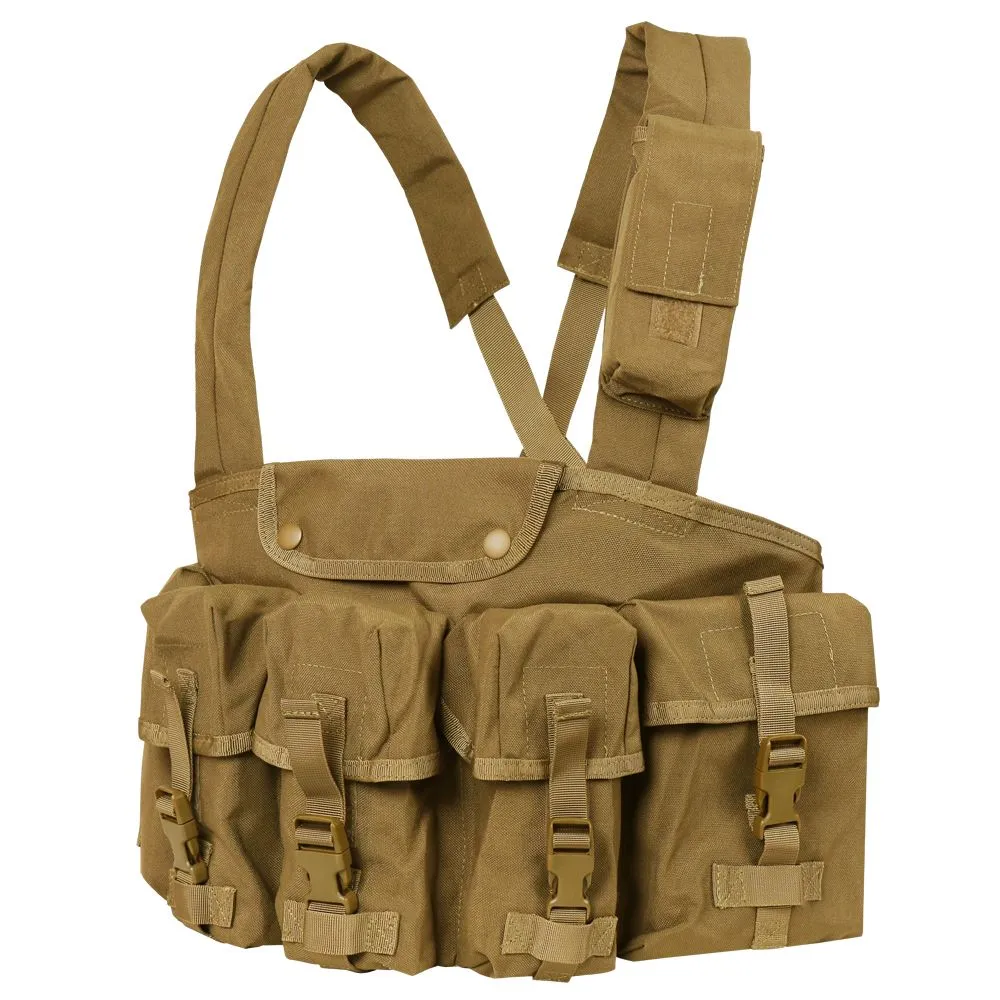 Condor CR: 7 Pocket Chest Rig (Black / Tan / OD Green)