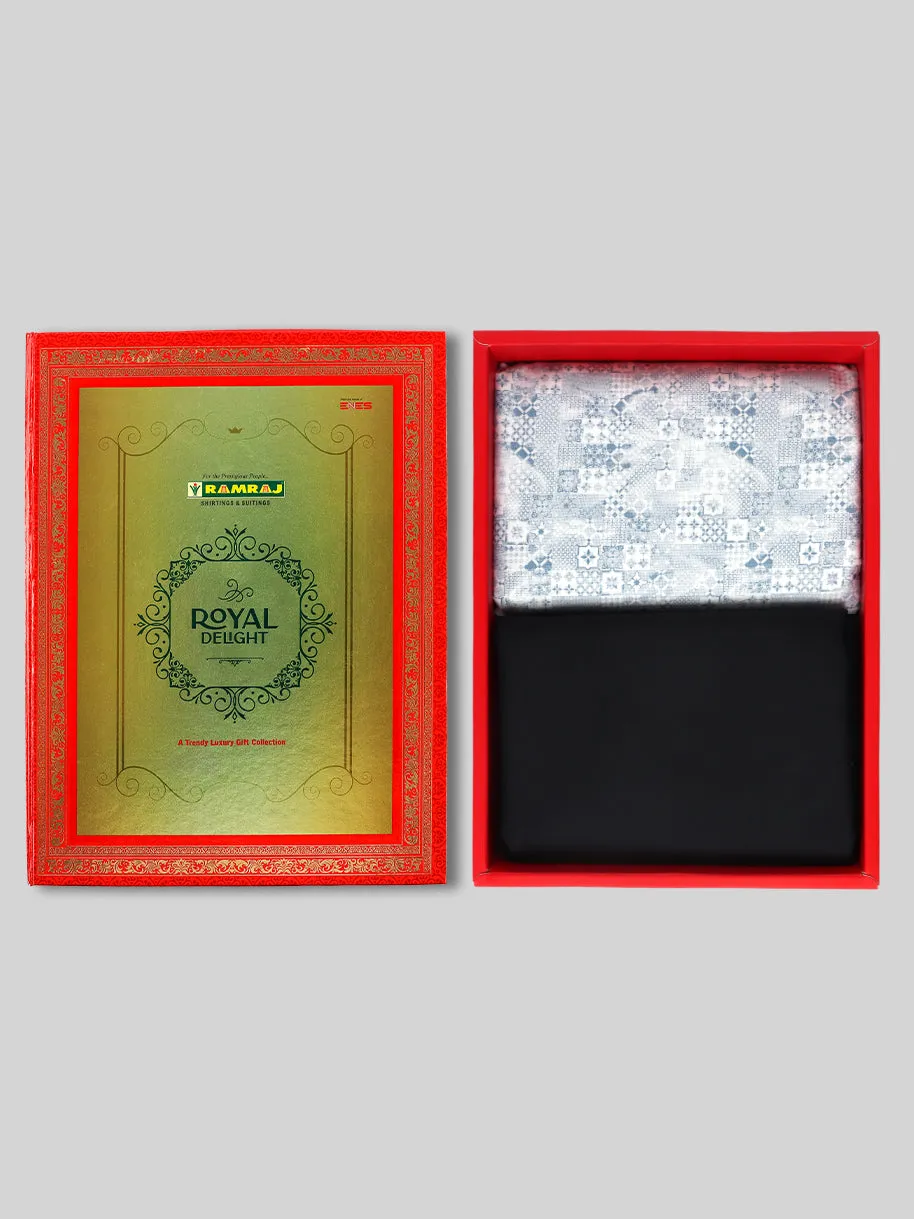 Cotton Printed Shirting & Suiting Gift Box Combo RY57