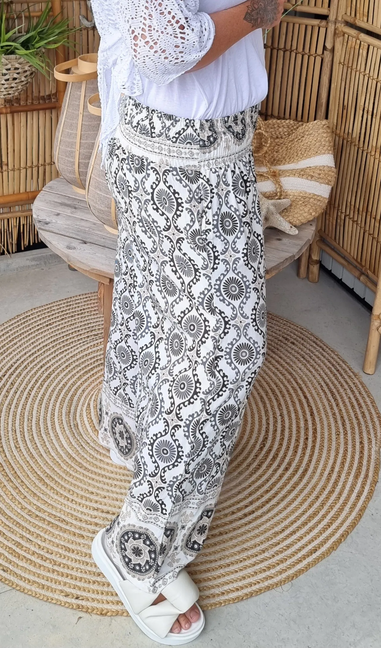 Diana Wide Printed Pant