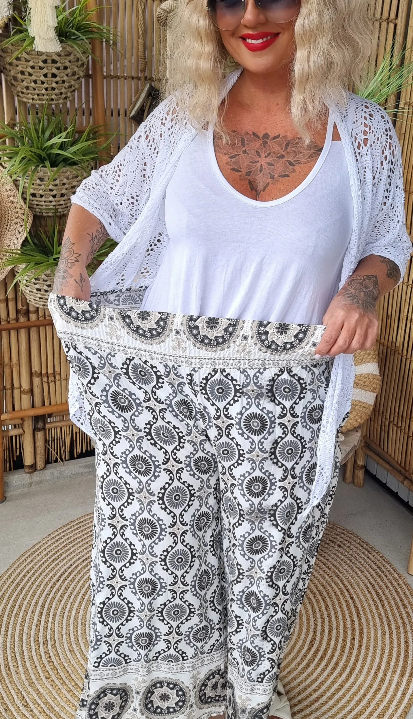 Diana Wide Printed Pant