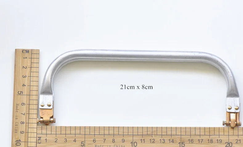 Doctor Bag Frame Aluminium Tube Purse Frame Bag Frame Hardware 19cm/21cm/25cm/30cm