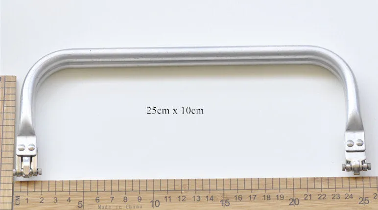 Doctor Bag Frame Aluminium Tube Purse Frame Bag Frame Hardware 19cm/21cm/25cm/30cm