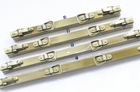 Doctor Bag Purse Frame With Screws Brushed Brass Metal Closure Purse Frame 30cm( 12")/ 35cm( 14") / 40cm(16") / 45cm(18")