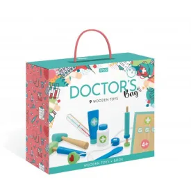 Doctor's Bag - 10 Piece Wooden Set