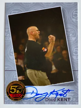 Doug Kent 2008 Rittenhouse PBA 50th Anniversary Autograph Card