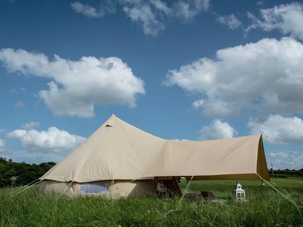 Dream House Waterproof Cotton Canvas Tent Awning The Vestibule for Camping Tent Outdoor Shelter Tent