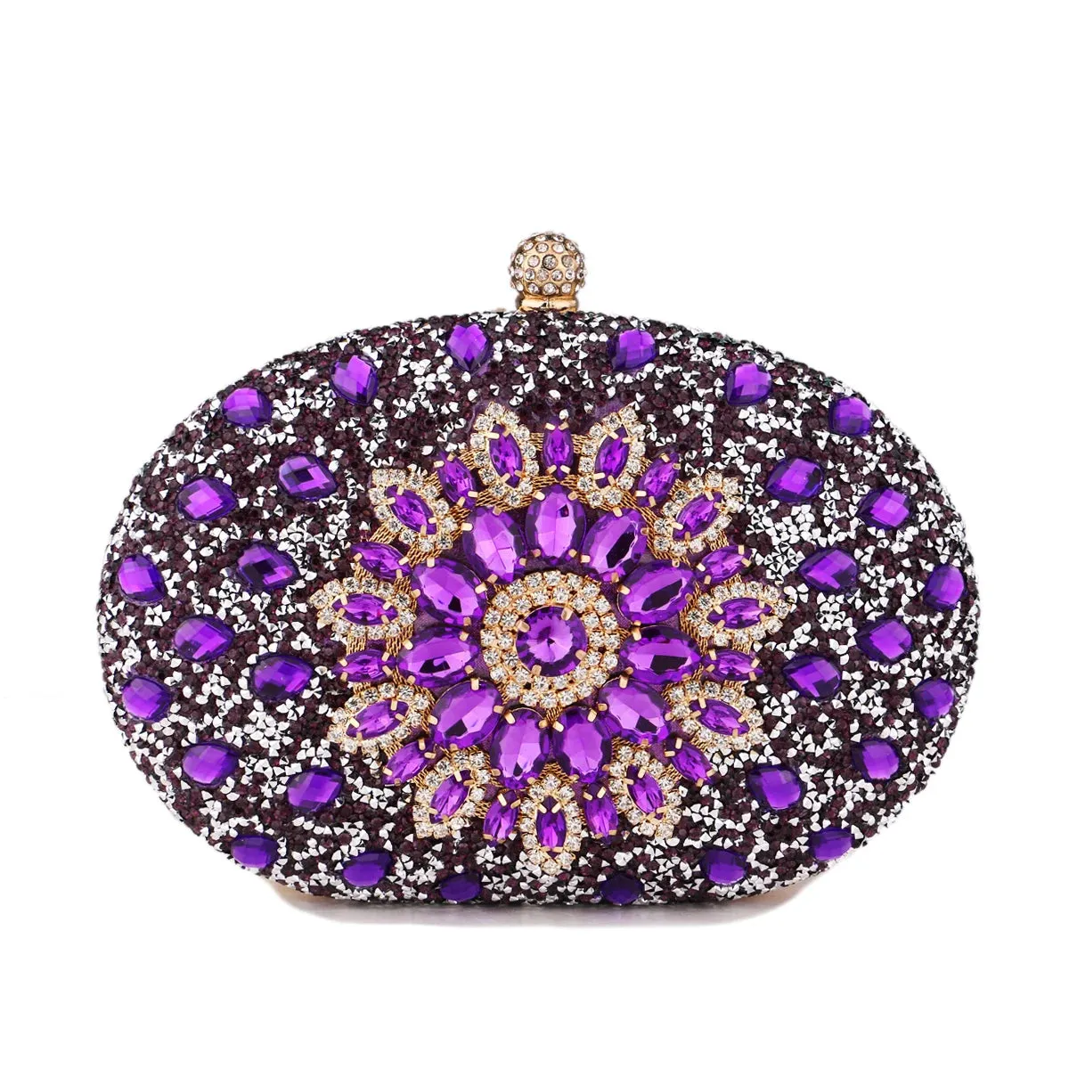 Elegance® Luxe Crystal Clutch Women Luxury Bag Evening Bag Wedding Crystal Ladies Cell Phone Pocket Purse Female Wallet for Party Quality Gift