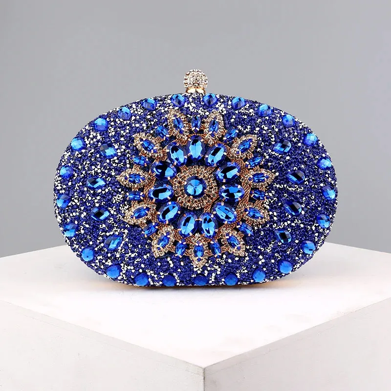 Elegance® Luxe Crystal Clutch Women Luxury Bag Evening Bag Wedding Crystal Ladies Cell Phone Pocket Purse Female Wallet for Party Quality Gift