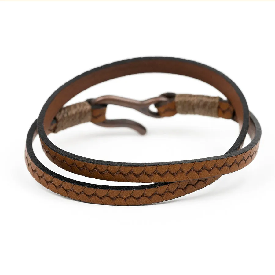 Embossed Braid Double Wrap